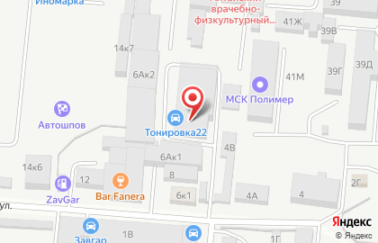 Служба доставки суши Тануки в Железнодорожном районе на карте