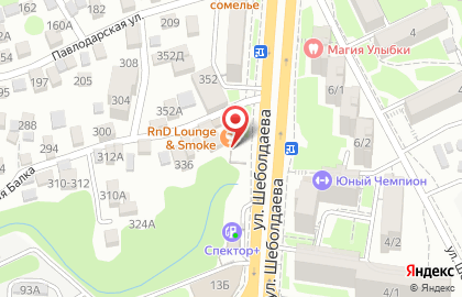 Центр автоэлектроники и тюнинга Тюнер на улице Шеболдаева на карте