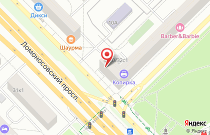 Магазин фастфудной продукции Лепешка на Ломоносовском проспекте на карте