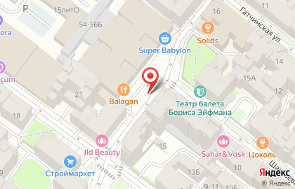 Челентано в Петроградском районе на карте