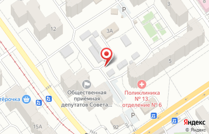 Автомат по продаже воды Vodorobot в Железнодорожном районе на карте