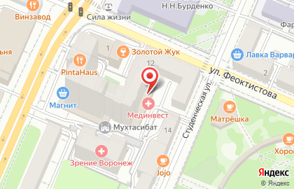 Клиника эстетической медицины Beauty Clinic на Студенческой улице на карте