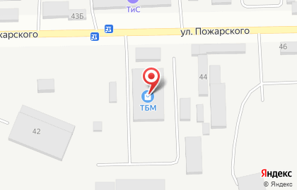 Компания ТБМ на улице Пожарского на карте