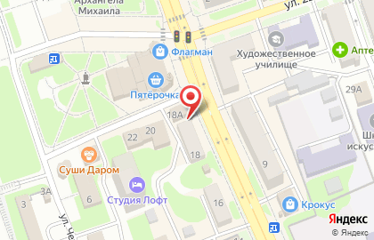 Салон цветов, ИП Корнеева А.Ю. на карте