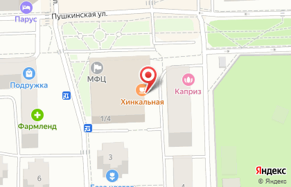 Кафе Хинкальная в Москве на карте