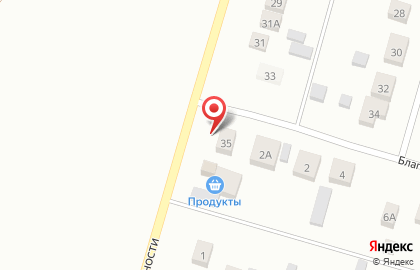 Продовольственный магазин на улице Солидарности на карте
