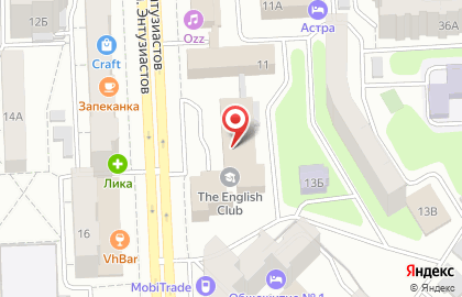 Торгово-производственная компания Теплант на улице Энтузиастов на карте