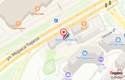 Банкомат Банк Русский Стандарт, АО на улице Мориса Тореза на карте