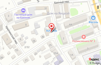Автосервис в Оренбурге на карте