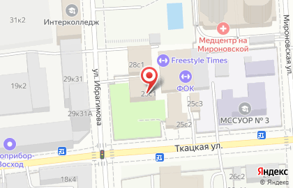 Ортомода на Ткацкой улице на карте