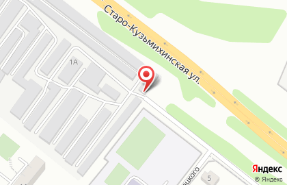 Автогаражный кооператив №14 в Свердловском районе на карте