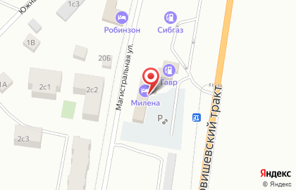 Гостиница Милена на карте