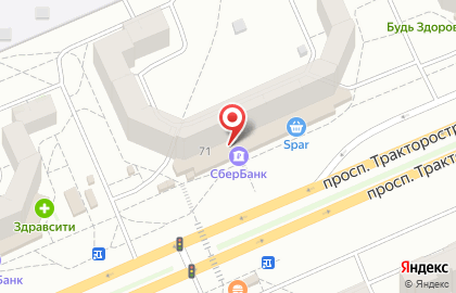 Ремонтная мастерская Мой мастер21 на проспекте Тракторостроителей на карте
