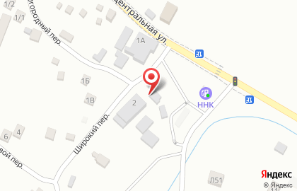 Торгово-производственная компания Бетон в Широком переулке на карте