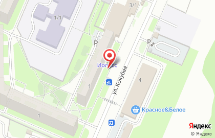Калининский район Киоск по продаже фруктов и овощей в Калининском районе на карте