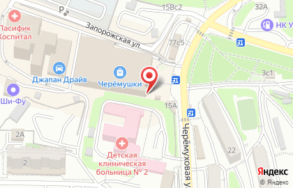 Банкомат Приморье на Черёмуховой улице, 15 на карте