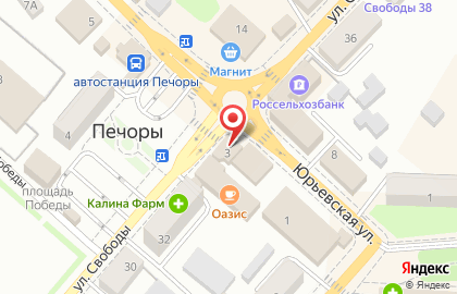 Магазин Спутник на Юрьевской улице на карте