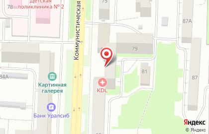 Инвестиционная компания Finiko на Коммунистической улице на карте