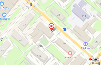 Салон-магазин Любимая Мебель в Закамске на карте