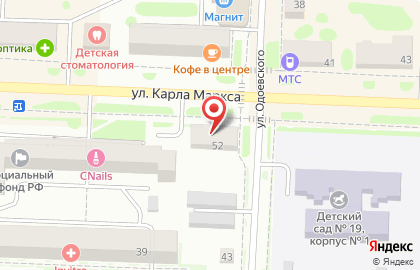Юридическая компания по банкротству физических лиц Бизнес-Юрист на улице Карла Маркса на карте