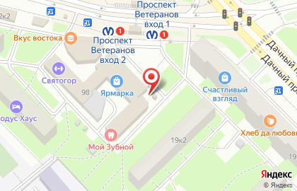 Магазин материалов для дизайна ногтей Nails Beauty на проспекте Ветеранов на карте