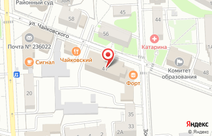 Продуктовый магазин Преголя на улице Чайковского на карте