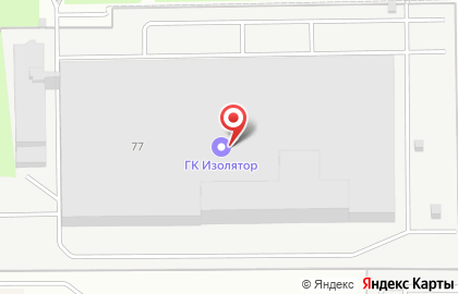 Изолятор на карте