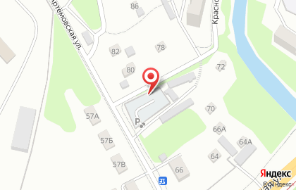 Автостоянка в Хабаровске на карте