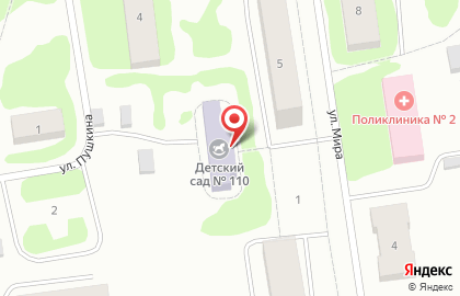 Детский сад №81 для детей раннего возраста на улице Мира на карте
