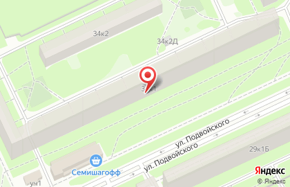 Автошкола АвтоМото на улице Подвойского на карте