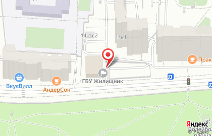 Жилищник района Ломоносовский на улице Академика Пилюгина на карте