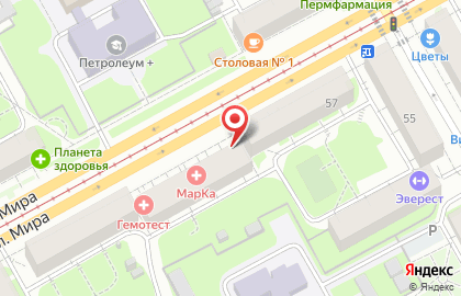 Киоск по продаже печатной продукции в Индустриальном районе на карте