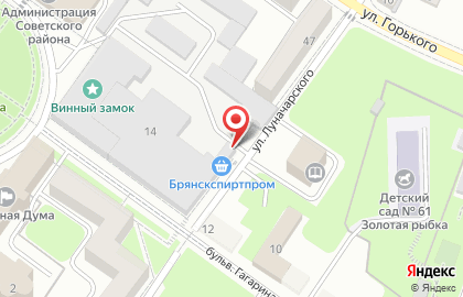 Магазин алкогольной продукции Брянскспиртпром на карте
