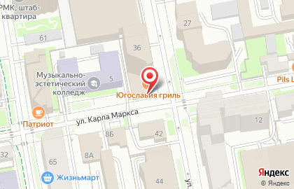 Кафе-пекарня Ли-Ли в Ленинском районе на карте