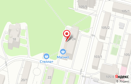 Магазин Ярмарка на улице Блюхера на карте
