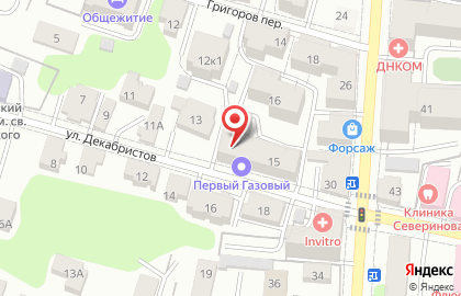 Сервисный центр Техмастер на улице Декабристов на карте