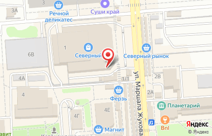 Магазин спортивного питания Fitness Formula в Коминтерновском районе на карте
