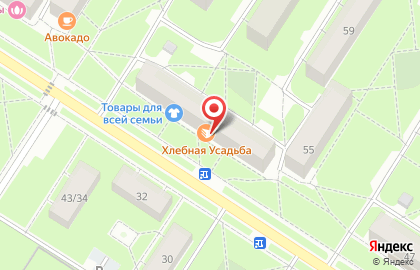 Магазин овощей и фруктов на улице Ленинградской на карте
