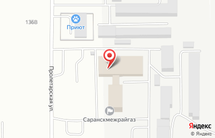 Аварийно-диспетчерская служба на Пролетарской улице на карте