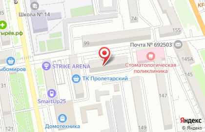 Медицинский центр Лотос на Пролетарской улице на карте
