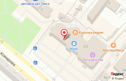Ювелирный салон Изумруд на проспекте Комарова на карте