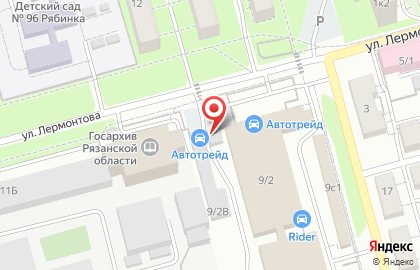 Торговый центр ДОМ на улице Лермонтова на карте