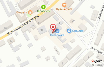 Мебельный салон в Калининграде на карте