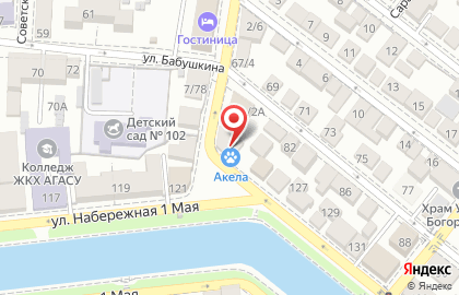 Кинологический клуб Фаворит в Астрахани на карте