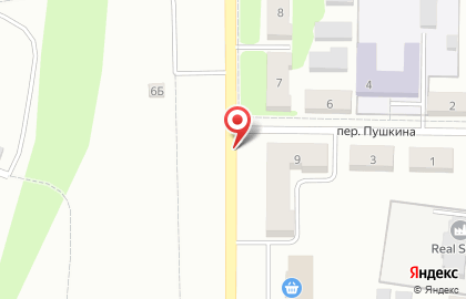 Автомат по продаже питьевой воды Пятый Элемент в переулке Пушкина на карте