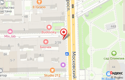 Салон продаж МТС на метро Технологический институт 1 на карте