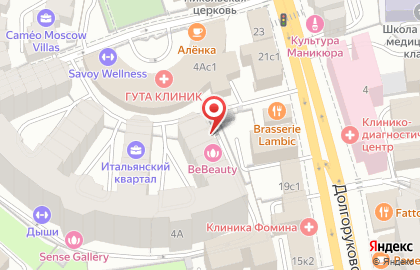 Салон красоты BeBeauty на Новослободской на карте