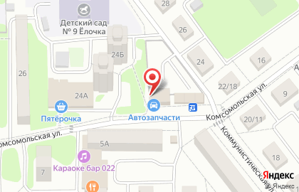 Магазин Автозапчасти в Москве на карте