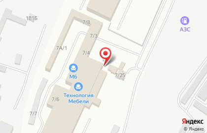 Фабрика диванов Технология мебели в Тракторозаводском районе на карте