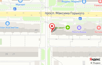 Торговая компания Теплолюкс-Волга на проспекте Максима Горького на карте